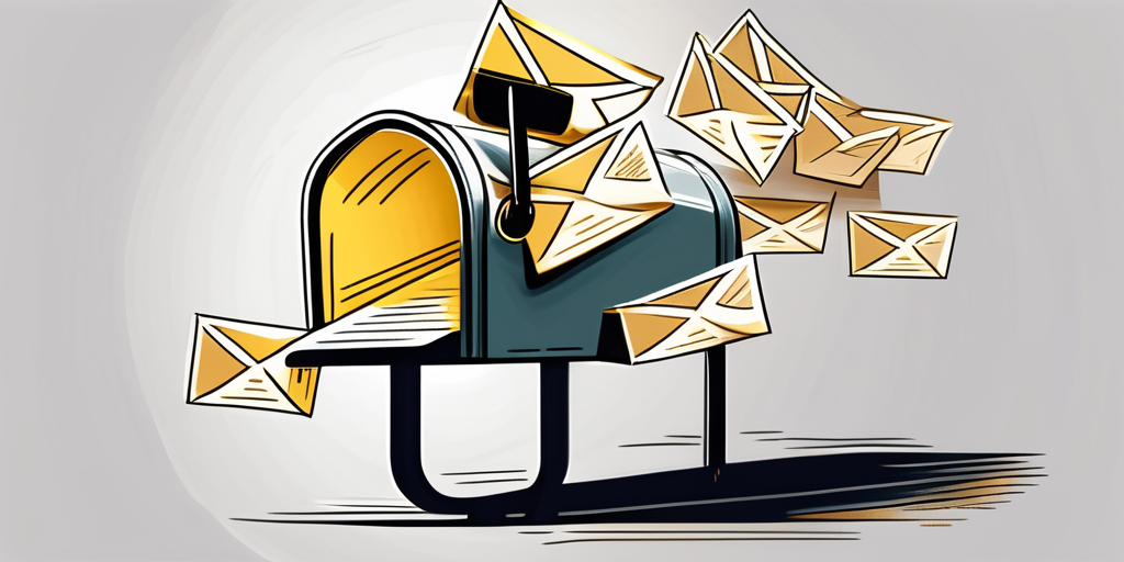 A mailbox overflowing with various types of newsletters
