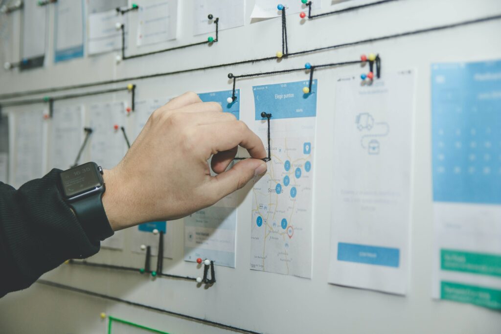 I work in a software company designed and structured an app for field staff. That day we made a tour of our flow and could not miss a shot of our work :) - Photo by Alvaro Reyes on Unsplash